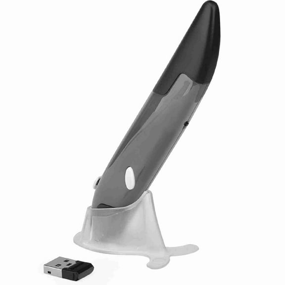 Electronic 2.4GHz Wireless Optical Pen Mouse Ergonomic Pen Mouse With Adjustable 500/1000DPI Plug And Play Wide Compatibility Blue