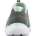 thumbnail image 3 of Skechers Women's Summits Grey/Aqua Sneaker 6.5 M US, 3 of 5