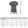thumbnail image 5 of Coolnut Men's T Shirt Odor Protection Short, Cute Cactus With Guitar, Sombrero, Maracas. Mens Short Sleeve Tees, Grey Crew-Neck Casual Tee Shirts, S, 5 of 6