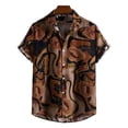 thumbnail image 1 of Camisas hawaianas con estampado floral para hombre, camisas playeras de manga corta con botones, camisas casuales de verano, 1 of 8
