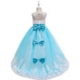 thumbnail image 5 of ATOGUTA 4-18 Years Girl Formal Dresses Tulle Dresses Bridesmaid Wedding Communion Birthday Party Pageant Maxi Prom Gown for Kids Blue, 5 of 6