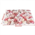 thumbnail image 2 of 6Pcs Flower Wall Panel Party Artificial Wedding Bouquet Decor Romantic Rose Flower, 2 of 17