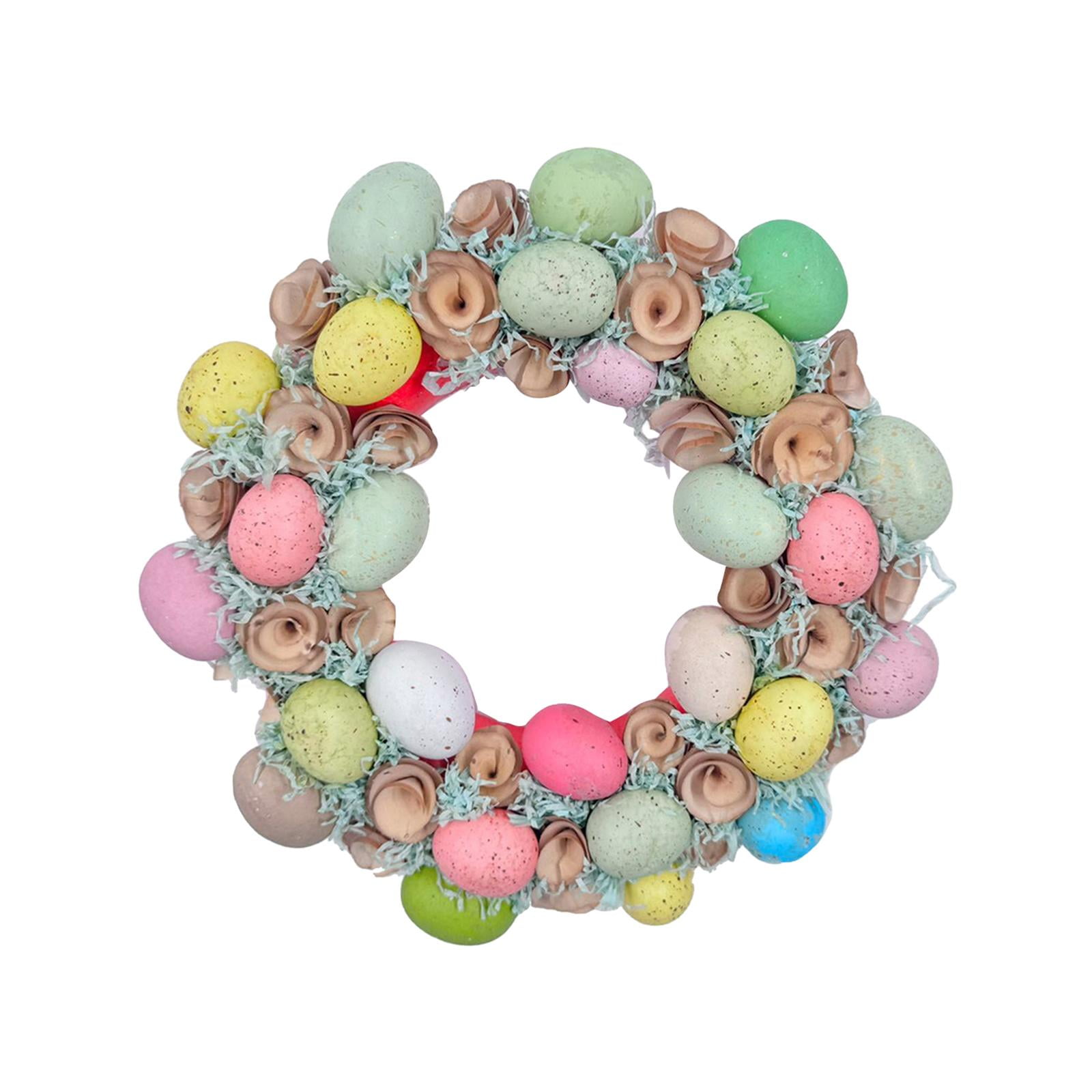 FVDPWYE 16 Inch Colorful Easter Eggs Garland Spring Decoration Easter Party Supplies for