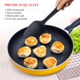 thumbnail image 2 of Juego de 6 espátulas de silicona resistentes al calor, espátulas antiadherentes de diseño sin costuras con núcleo de acero inoxidable, espátula de goma premium sin BPA, utensilio de cocina, 2 of 7