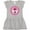 AC-Heather Grey, variant on Inktastic Daddys Little Rocker Girl Girls Toddler Dress
