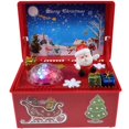 thumbnail image 2 of Christmas Home Decoration Colorful Luminous Music Box Electric Elderly, 2 of 6