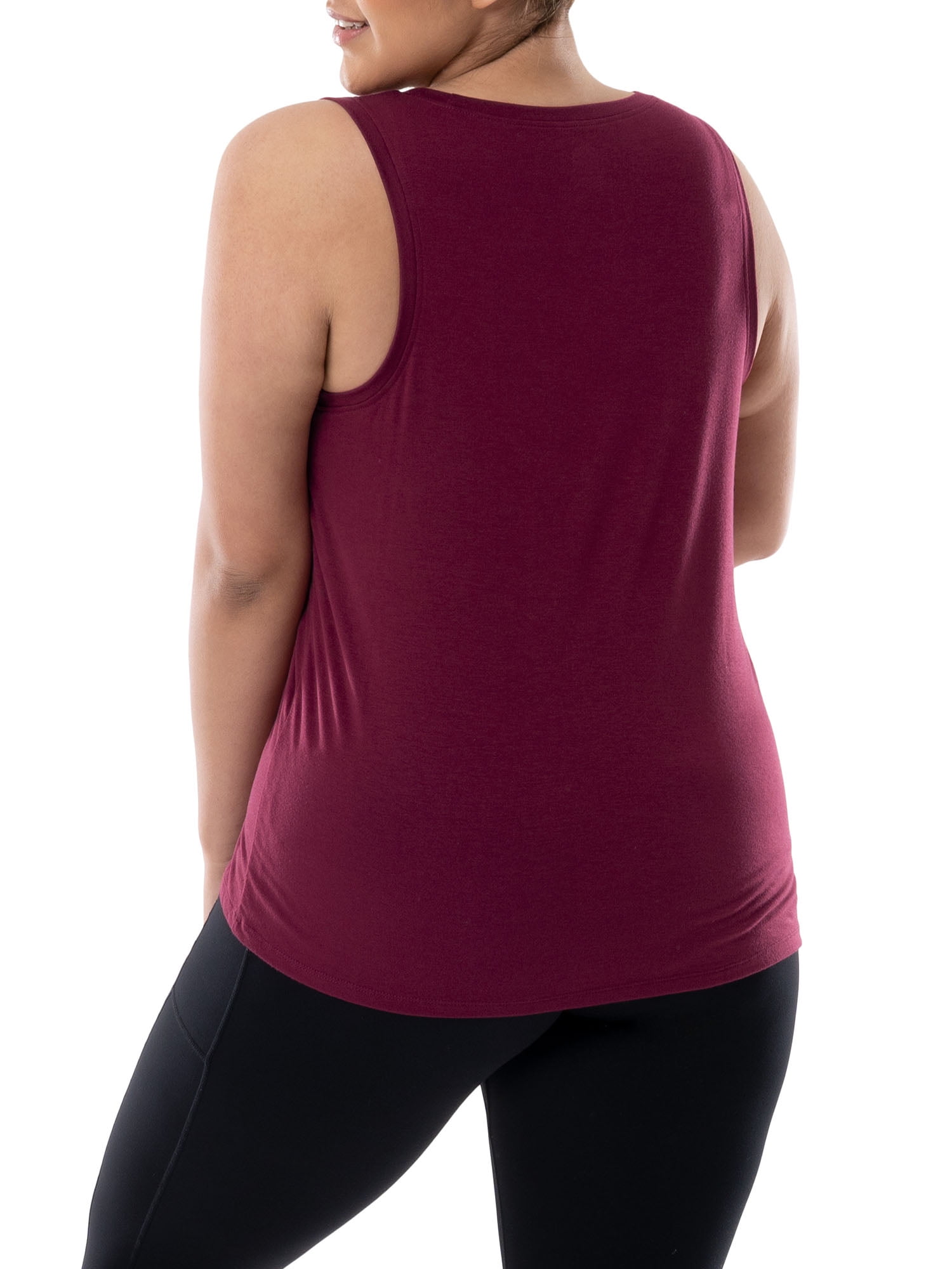Athletic Works Women's Plus Graphic Tank Bundle, 2-pack