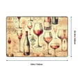 thumbnail image 2 of Shaggy Area Rug, Wine Rugs for Living Room Bedroom Non Slip Door Mat Indoor Carpet Machine Washable Nursery Home Decor Floor Mats for Entryway 60x39in, 2 of 5