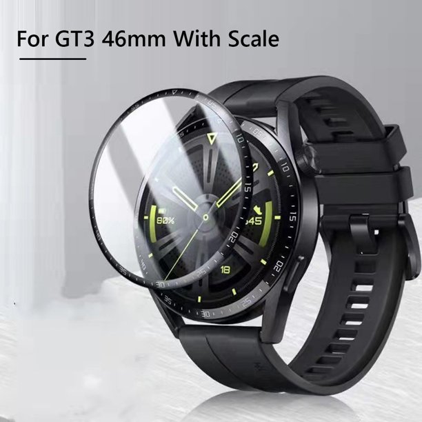 Película protectora de cubierta completa 3D para Huawei Watch GT 3 46mm Protector (1 piezas)