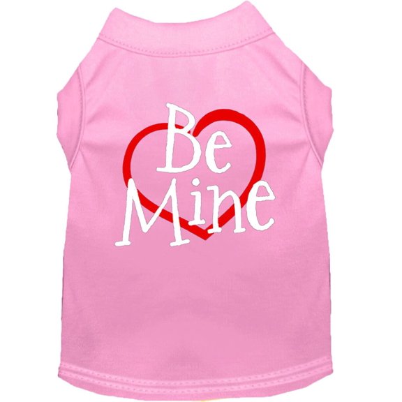 Pet Dog Cat Shirt Screen Printed, "Be Mine"