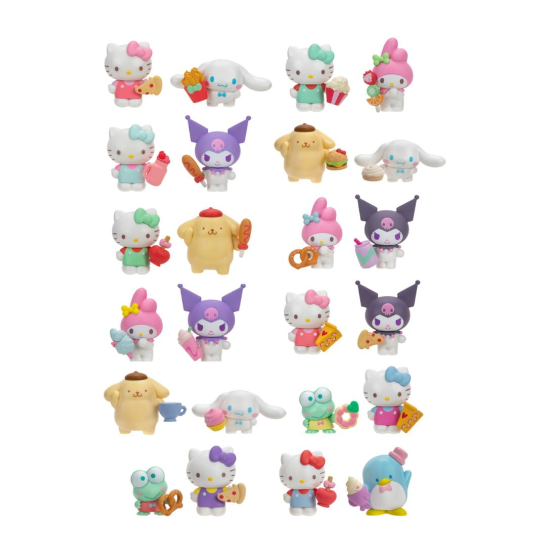 Sanrio Sweet & Salty Hello Kitty and Kuromi Mini Figure, 2 Pack