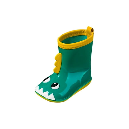 

Toddler Boys Girls Rain Boots Cute Cartoon Rubber Sole Rain Boots for Kids PVC Anti-Slip Children s Cute Dinosaur Water Shoes