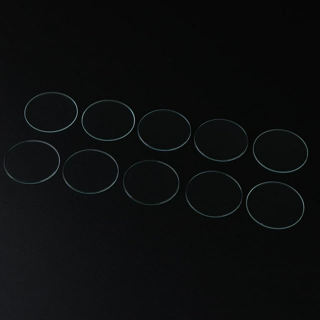 10 Pieces High Lens 40.5mm-45mm Part Rep 1mm Thick Repair - Clear, 45mm