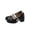 Black, variant on Fesfesfes Women Dress Shoes Chunky Heel Patent Faux-Leather Casual Soles Elegant Lace Flowers Bow Heels Round Toe Patent Faux-Leather Heels 7.5(40)