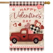Briarwood Lane Valentine's Love Pickup Primitive House Flag