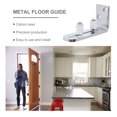 thumbnail image 4 of Minkissy 1Pc Adjustable Metal Sliding Door Floor Guide Plated Silver Finish Barn Door Hardware, 4 of 4