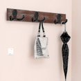 thumbnail image 4 of 10 Pack Duty Double Coat Hook Mount With 20 Screws Retro Double Coat Hook Utility Hook, 4 of 5