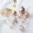 thumbnail image 5 of Adornos De Bolas De Navidad Transparentes De 24 Quilates, Adornos Navideños Decorativos De Plástico Inastillable, Juego De Bolas Colgantes Para Árbol De Navidad Con Decoraciones Brillantes Y Delicadas, 5 of 5