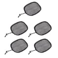 thumbnail image 1 of 5 Pack Fabric Elastic Making Sewing Breathable Updo Bun Cover Snoods - Square, 1 of 7
