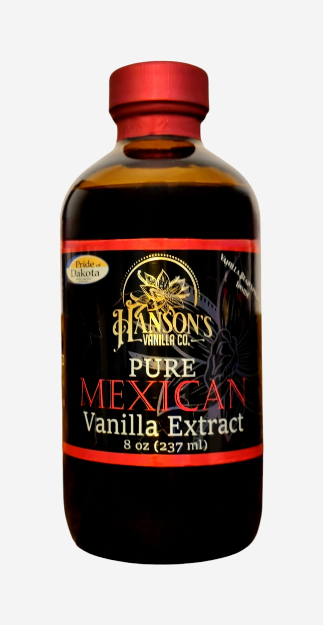 Hanson's Vanilla Co. - Pure Mexican Vanilla Extract - 8 oz