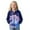 Neon Axolotl, variant on Uorisanigo Zipper Hoodie Sweatshirt Coat for Boys and Girls, Long Sleeve Purple Dragon Flowers Pullover Tops with Pockets for Vacation Shopping Exercise Wear