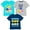 Blue / grey, variant on Pinkfong Baby Shark Infant Baby Boys 3 Pack T-Shirts Infant to Toddler