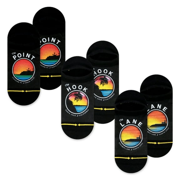 Slidertown No Show Sock 3-Pack