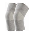 thumbnail image 3 of Knee Compression Technology Technology Sleeve 2-Pack Unisex Supports for Women and Men, Breathable Moisture Wicking Charcoal Infused Knee Sleeves for Yoga Gym Workout Running Cycling Hiking Daily Use, 3 of 5