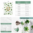 thumbnail image 6 of Saint Patrick's Day Balloon Curtains for Windows, Bedroom Curtains 54 Inch Length, Horseshoe Green Botanical Clovers Leaf Tie Up Curtains Panels Thermal Insulated Bathroom Curtains Window 42"x54", 6 of 8