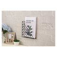 thumbnail image 1 of Triangle Book Shelf for Entrance Display, Iron Wall Mounted Book Shelves, Metal Triangular Wall Mounted Magazine Rack, File Holder, Magazine Rack (Black), 1 of 5