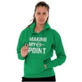 thumbnail image 3 of Making My Point Bow Hunting Season Unisex Plus Fleece Graphic Hoodie Brisco Brands 2X, 3 of 5
