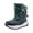 Green, variant on Splozh Kids Boots Children Snow Boots Boys Girls Skiing Cotton Shoes Winter Padded Thickened Steel Big Boy Outdoor Short Cotton Boots Blue,10-10.5 Years