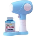 thumbnail image 1 of Sèche-Cheveux en Forme de Machine à Bulles Automatique, Souffleur de Bulles Rechargeable, 800+ Bulles par Minute, Jouet d'Extérieur pour Enfants, Solution à Bulles Incluse (Bleu), 1 of 7