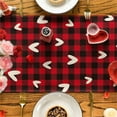 thumbnail image 6 of Cheapark Colorful Valentine’s Day Table Runner - 4 Sizes Available, Restaurant/Living Room Tabletop Decor, Enhances Wedding Anniversary Party Ambience with Vibrant Hues, 6 of 6