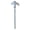 White, variant on Hex Spiral Ground Anchor,T-Handle Metal Screw Ground Stake,10.24×3.54 Inch Rust-Proof Wind Resistant Earth Anchor,Non-Slip Ground Spike for Tents,Camping,Canopies,Trampolines,Outdoor Use