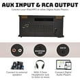 thumbnail image 4 of Direct Power 10-in-1 Vinyl Record Player Turntable Stereo System with Bluetooth Connection, CD & Cassette Player, AM/FM Radio, USB & SD Slot, 4 of 12