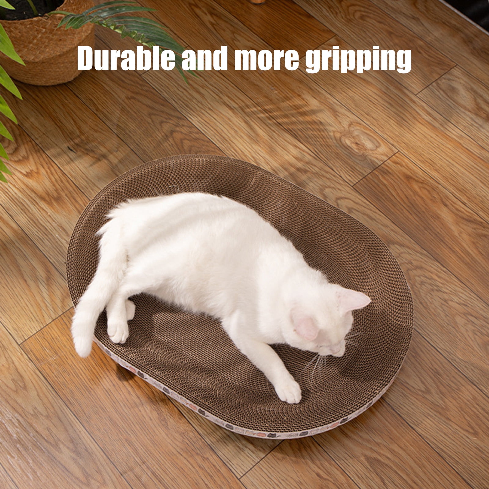 YZEGDCH Cat Scratching Board Cardboard Scratching Board for Indoor Cats Pet Supplies Cat Chair Scratch Board for Large Cats Scratcher Lounge