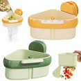 thumbnail image 5 of FURNIX Corner Sink Strainer for Food Waste,Plastic Suction Cup Basket,Sink Storage Rack Holder,Triangle Storage Rack with Drain Hole,Corner Hanging Sink Strainer with Press Dumping & Self-Cleaning, 5 of 9