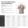 thumbnail image 7 of Wukai Lilies Flowers Men's Casual Short-Sleeve Button Down Shirt - Lightweight Summer Dress Shirt for Daily Wear-Large, 7 of 7