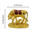 thumbnail image 6 of Golden Kamdhenu Cow Statue – Symbol of Prosperity & Wealth | Elegantly Designed Polyresin Showpiece for Home Decor, 6 of 6