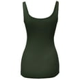 thumbnail image 2 of FashionOutfit Women's A lightweight Basic Soft Blend Tank Top, 2 of 3