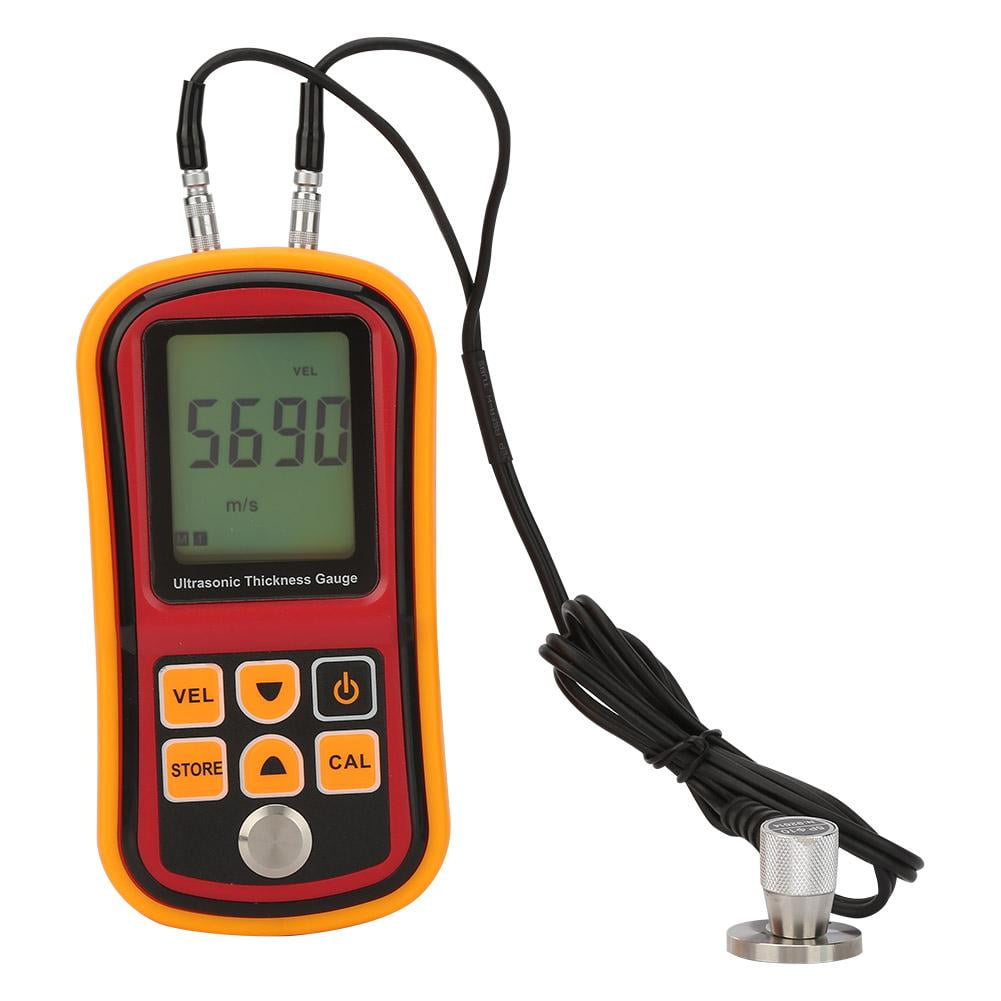 Tebru GM100 LCD Display Digital Ultrasonic Metal Thickness Gauge Tester