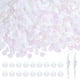thumbnail image 1 of 2000 lentejuelas de concha marina, 220 g, de resina, sueltas, con 2 agujeros, iridiscentes, para costura, adornos y manualidades. Transparentes AB., 1 of 9