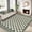 Green, variant on GlowSol Checkered Geometric Washable Runner Rug 2x6, Soft Low-Pile Indoor Carpet with Non-Slip Backing for Kitchen, Nursery, Hallway, Brown