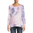 thumbnail image 3 of Time and Tru Women's Maternity Side Snap Sweatshirt, 3 of 6