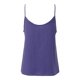 thumbnail image 4 of Playeras,Blusas y Tops,Ropa para Mujer Tank Top Vestido Para Las Mujeres Camiseta sin mangas con tiras informales de calle para mujer Camiseta sin mangas con rayas deportivas Color gelatina (Blue, L), 4 of 6