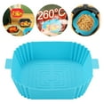 thumbnail image 1 of TIMIFIS Air Fryer Silicone Liners Kitchen Essentials Air Fryer Silicone Pot Round Liners Reusable Air Fryer Basket Liners Accessories - Replacement Of Parchment Liners -[7.5inch] Apartment Essentials, 1 of 5
