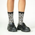 thumbnail image 4 of Rocae Heart Leopard for Girls Boys Crew Socks,Children's Socks, Kids Socks, Toddler Socks: Daily Wear with Kids School Uniform, 4 of 5