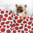 thumbnail image 3 of Rocae Cartoon Ladybug for Pet Blanket Dog Blanket Cat Blanket Soft Sleep for Small Medium Pet-Large, 3 of 8
