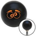 thumbnail image 1 of American Shifter  Orange Funny Eyes Black Shift Knob with M16 x 1.5 Insert Shifter Auto Manual Custom, 1 of 1